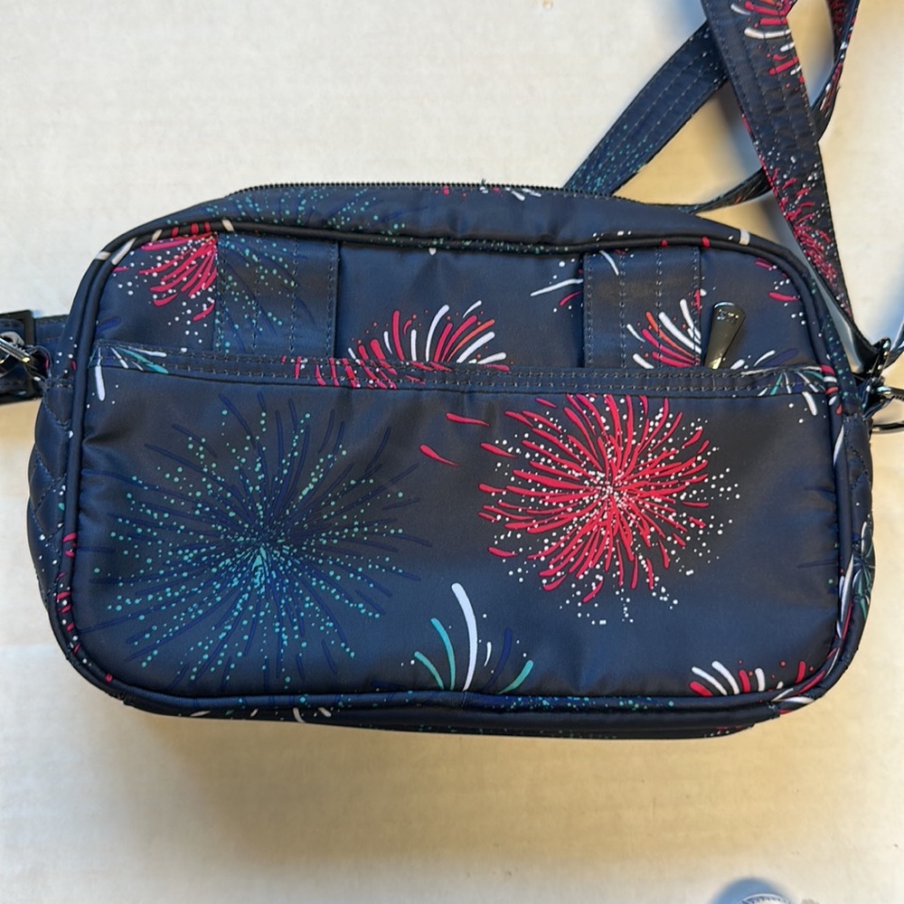 Lug Firework Print Bag View 3